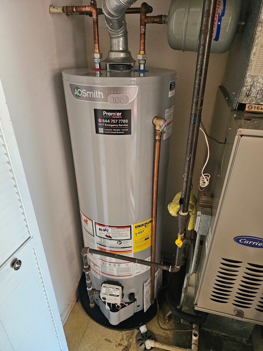 AO Smith tank water heater replacement Northwest Suburbs IL Premier Water Heaters