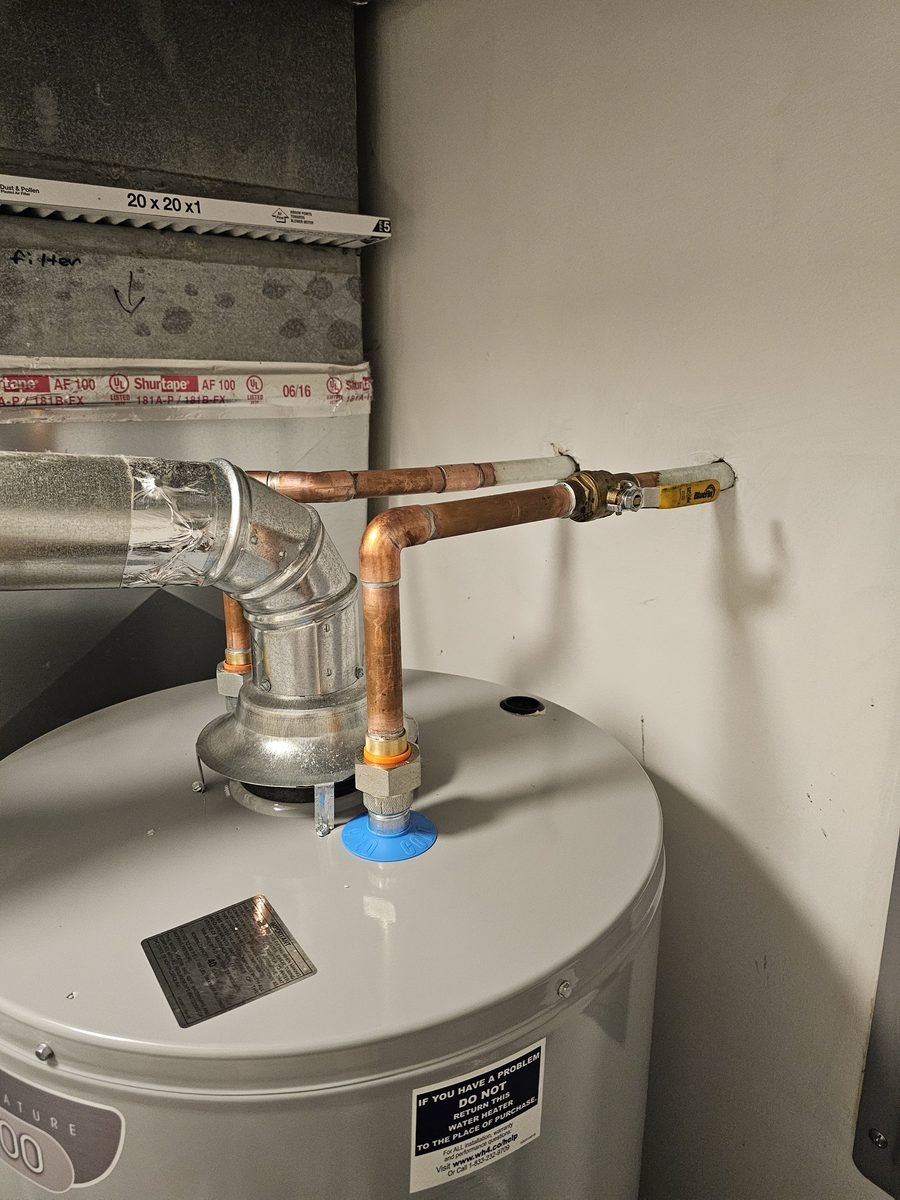 Copper connection detail AO Smith Elk Grove Village IL