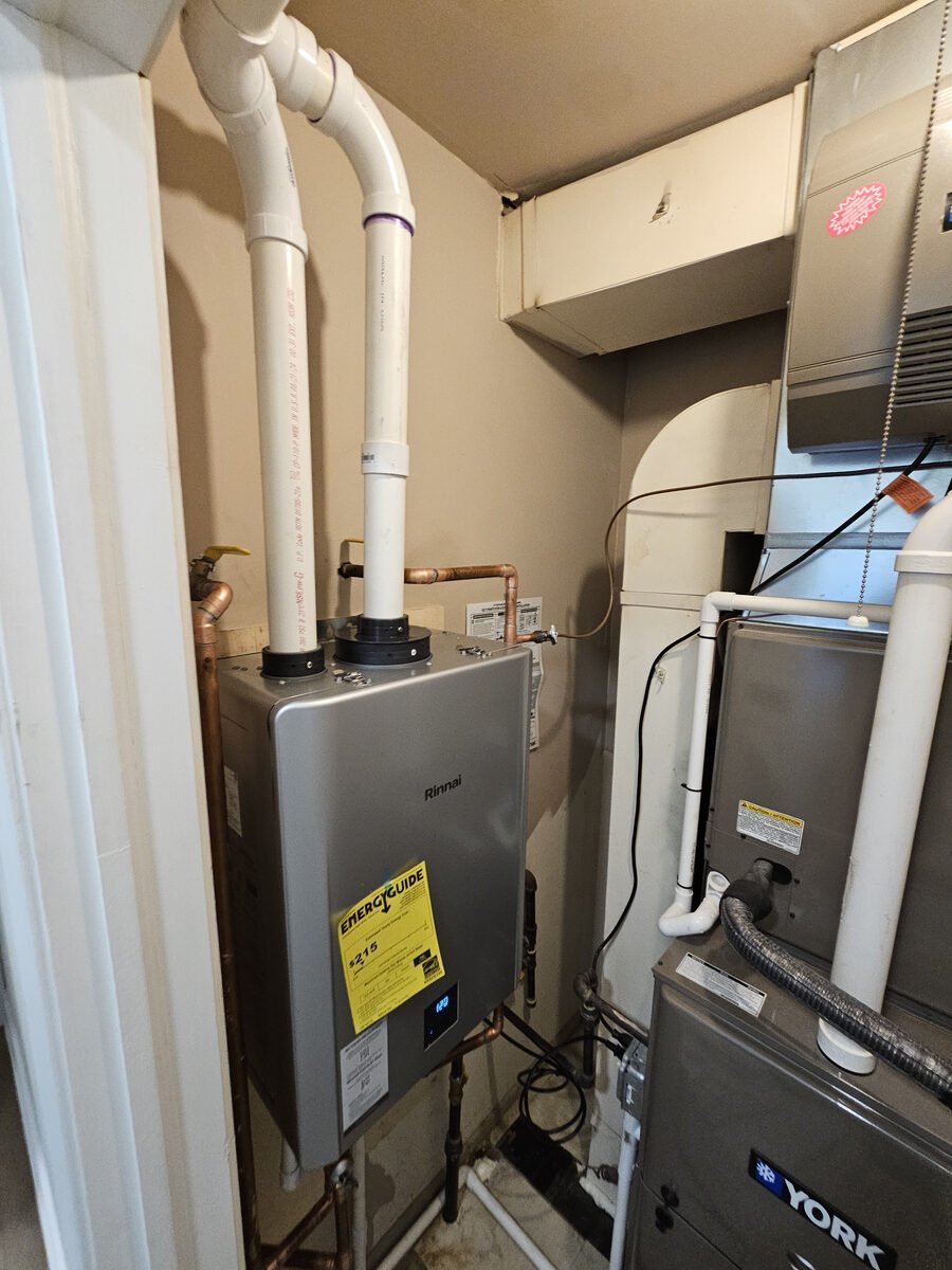Rinnai tankless water heater installation Buffalo Grove IL Premier Water Heaters